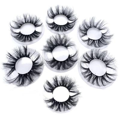 China Clean Brand Custom 25-30 Times Long 3d 25mm Soft Mink Eyelash Thick Dramatic Lashes With High Quality for sale