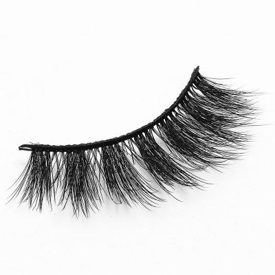 China Wholesale Natural Soft Lashes Premium Silk Lashes Private Label Synthetic Faux Eyelashes for sale