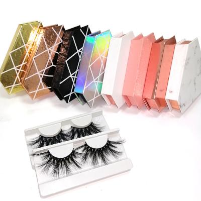 China 25-30 Wholesale Packing 25mm 3d Mink Eyelash With Eyelash Box From Seller 25mm Times Lashes3d for sale