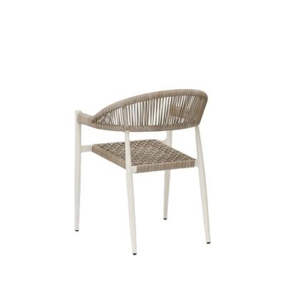 China Patio Contemporary Modern Garden Style Outdoor Furniture Chair With Aluminum Frame Leisure Rattan Bar Stool for sale