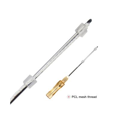 China Skin Lift Face Lift PDO PLLA PCL Double Thread PDO Screw Needle for sale