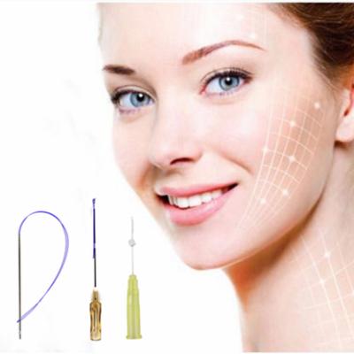 China Skin lift PDO PCL PLLA polydioxanone thread eyebrow lift and needle pcl threads lift for sale