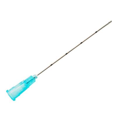 China Safety 25G Sterilized 50mm Micro Needles Blunt-Tip Cannula For Face Lift Fillers for sale