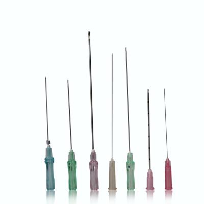 China Beauty Medical Plastic Surgery Tip Cannula Disposable Micro Cannula Blunt Needle For Fillers for sale