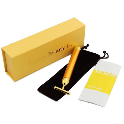 China Portable/battery face lift/beautiful 24k gold electric micro personal care bar beauty for sale