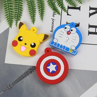 China Home and Shopping Custom Design Your Own Bulk Cheap PVC Cartoon Gift Key Cover for sale