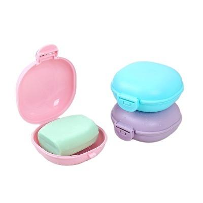 China Wholesale Cheap Viable Soap Box Travel Soap Dish Colorful Plastic Shower Soap Holder First Class Bathroom for sale