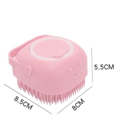 China Viable Portable Massage Dog Shampoo Brush Rubber Brush For Pet Cat Cleaning Wash Multifunctional Bathing Brush For Pets for sale