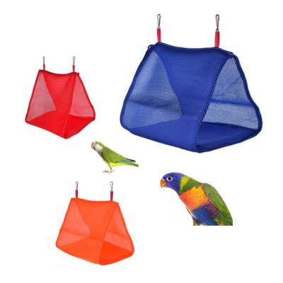 China Summer Breathable Cockatoo Bird Hammock Viable Triangle Hammock Hanging Birds Nest Wholesale for sale