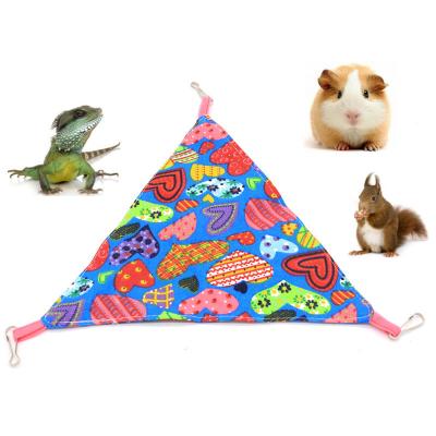 China Viable Triangle Pig Hamster Triangle Bird Hammock Dutch Pet Bed for sale