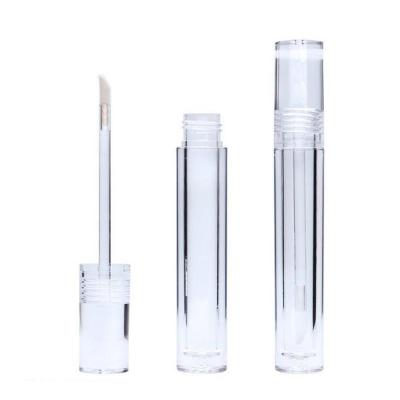 China 7.8ML Waterproof Lip Gloss Tubes Empty Lip Gloss Tubes Round Clear Lip Gloss Tubes With Wand Clear Tubos De Brillo De Vide Labios for sale