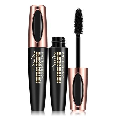 China 4D Fiber Makeup Water Resistant Silk Mascara Extension Long Curling Eye Lash Long Lasting Sex Eyelash Brush Mascara for sale