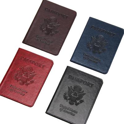 China Wholesale Eco-friendly Colorful Passport Holders Affordable Stylish Glossy Leather Cover Leather Passport Holder for sale