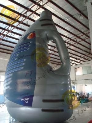 China Oil Inflatable Branded Bottle , Waterproof Inflatable Promotional Products for sale