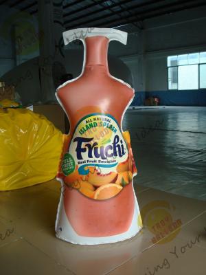 China Moderne aufblasbare Getränk-Flasche/leichte aufblasbare Marketing-Produkte zu verkaufen