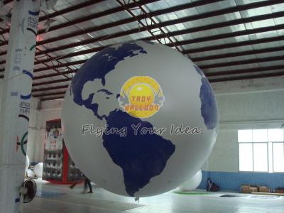 Chine Ballons ronds réutilisables de globe de la terre avec des points de longe de 170mm pour des événements de divertissement à vendre