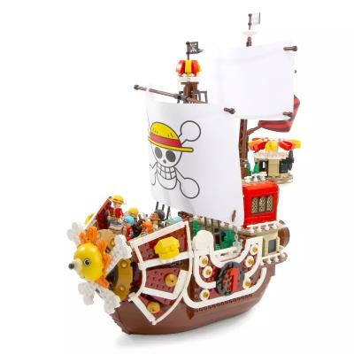 China Hot Sale Kids Gifts Pieces Thousands Sunny Ship Building Blocks Luffy Bricks Educational Toys For Kids Birthday Christmas Gifts for sale