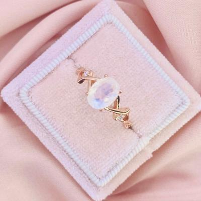 China Milliedition Environmental Friendly Factory Making Custom Jewelry Rose Gold Jewelry Gemstone Rings Gold Plated for sale