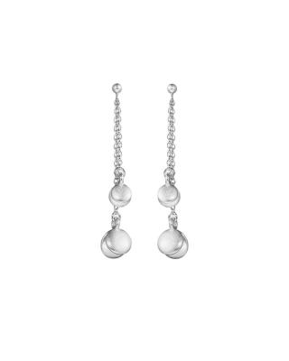 China Vintage Milliedition Popular Plating 18k Silver Long Baroque Pearl Hanging Earrings For Girls for sale