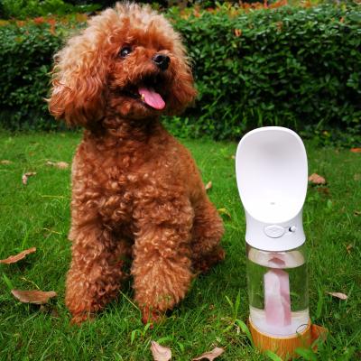 China High Quality Viable Private Label Borosilicate Healing Pet Dog Water Crystal Drinking Glass Bottle for sale