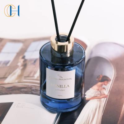 China 50ml Customized Sustainable Crystal Glass Scente Perfume Bottles Reed Diffuser for sale