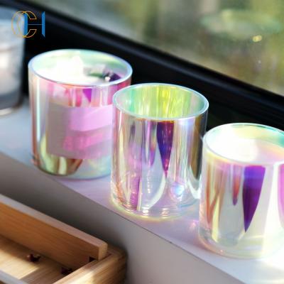 China New Product 2021 Birthdays Wholesale Luxury Candle Glass Jars Crystal Private Label Soy Wax Scented Candle for sale