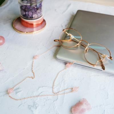 China Luxury Jewelry FaceMask Hang Rope Lash Simple Metal Crystal Glasses Fashion Chain for sale