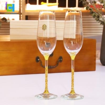 China Luxury Natural Quartz Wedding Custom High Ball Vintage Cocktail Glass Champagne Glass for sale