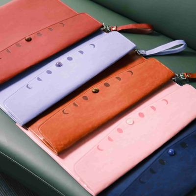 China New Design Fashion Moon Phase Crystal Leather Soft Case PU Case Women Laptop Bag for sale