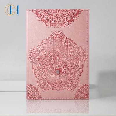 China Custom Business Loose-leaf Custom Hardcover Book PU Diary Notebook A5 Ring Binder Office Notebook Leather Classic Journal for sale