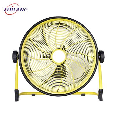 China Custom Outdoor Mini Portable Rechargeable Battery Metal Table Electric Fan for Home for sale