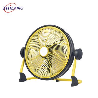 China Rechargeable Various Gear Setting Rechargeable Battery Outdoor Portable Floor Fan for sale