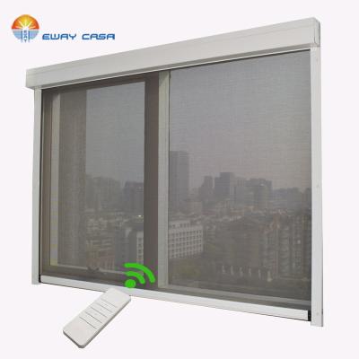 China Blackout Motorized Smart Electric Outdoor Blinds Windproof Roller Blind Wind Proof Motor Roller Blind NO_MRB_ORC_35T for sale