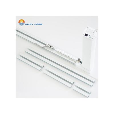 China DIY Curtain Rod Minimalist Extendable Smart Curtain Motor Motorized Automatic Curtain Tracks For Electric Zigbee NO.CM-LDBS-ZF for sale