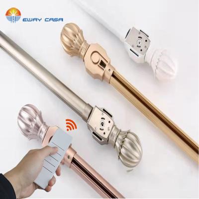 China Office Wifi Curtain Motor Control Electric Smart Track Automatic Curtain Rod For Grommet Top Smart Home CM_TUYA_RP1.2N for sale