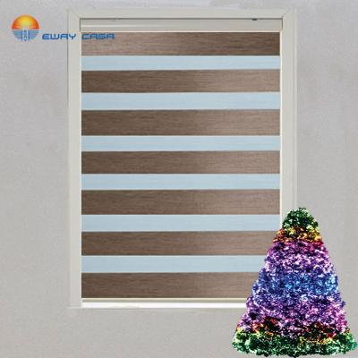 China The good solid-solid zebra blind Gray Customized Zebra Blinds Black than the fabric sheen window zebra blind No.ZB_S026 for sale