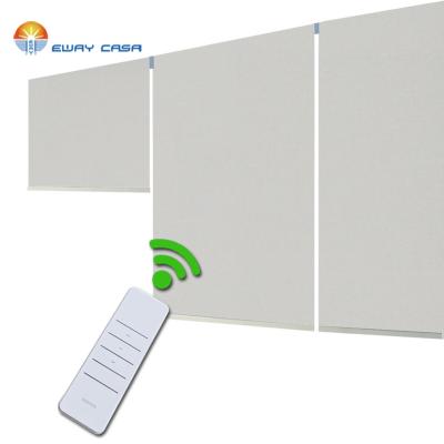 China Blackout Motorized Electric Roller Blinds 47mm Aluminum Tube Roller Blinds Wifi Smart Electric Roller Shades MRB_A_40QDY for sale