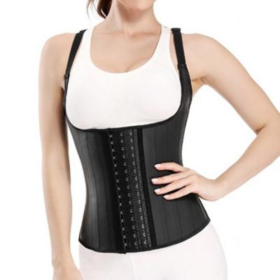 China Best Antibacterial Hot Steel Bone Latex Corset Women Body Shapers Weight Loss Body Shapers Waist Trainer 25 for sale