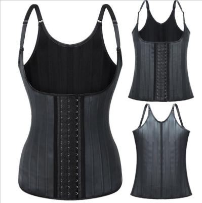 China Antibacterial Workout Shaping Strap Slimming Shapewear Latex Sauna Sweat Vest Body Shape Trainer Trimmer Fitness Corset Waist Trainer for sale