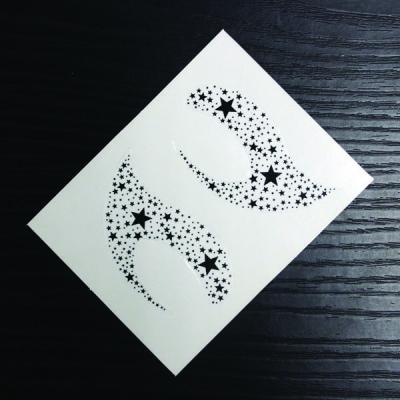 China Water Transfer Fake Tattoo Stickers , Temporary Eyeshadow Tattoo Stickers for sale