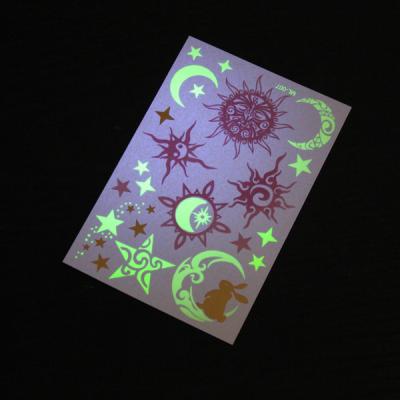 China Transformers Glow In The Dark Tattoo Stickers Temporary Eco Friendly for sale