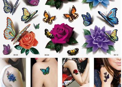 China Women's Flower Temporary Fashion Tattoos Sticker Long Lasting Tattoo Sticker for sale