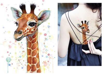 China Body Art Fake Temporary Tattoo Sticker , Temporary Sleeve Tattoos For Adults for sale