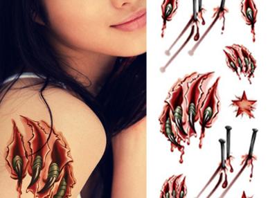 China OEM Service Real Looking Fake Body Tattoo Stickers For Adults / Children for sale