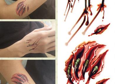 China Custom Printed Temporary Body Art Tattoo Stickers For Adults Long Lasting for sale