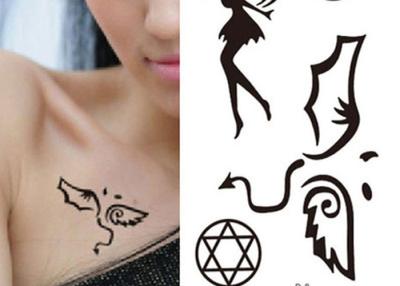 China Water based removable temporary body tattoo sticker fake tattoo sticker for sale