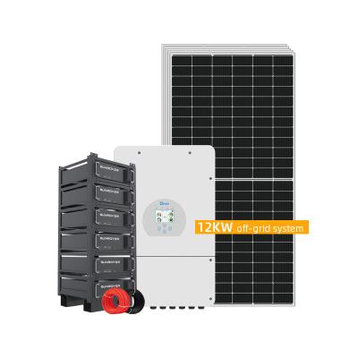 China Sunrover Home Half Cell Off Grid 10KW 12KW 15KW 500 Watt Plate Solar System for sale