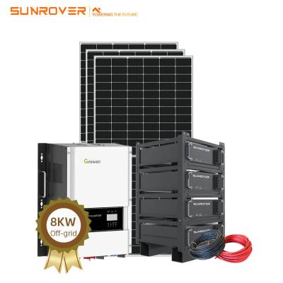 China Home Solar Power System 30KW 12KW 10KW 8KW 5KW Home Off Grid Solar Panel Energy System 10KW For Home Use for sale