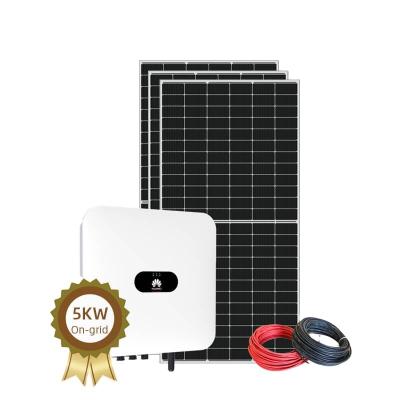 China Home Sunrover On Grid Solar Inverter Built In Mppt All In One Kit Hybrid Solar System 4kw 5kw 6kw 8kw 10kw for sale