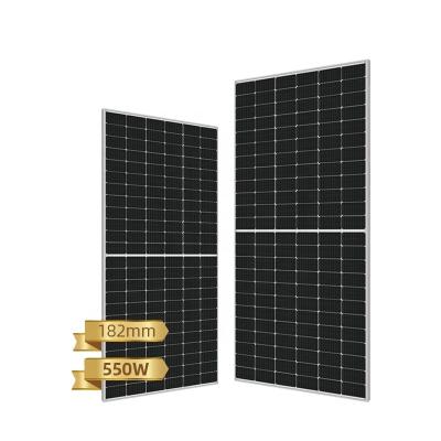 China Longi 545 Watt Commercial Solar Photovoltaic Panels Half Cell 550w Solar Panel for sale